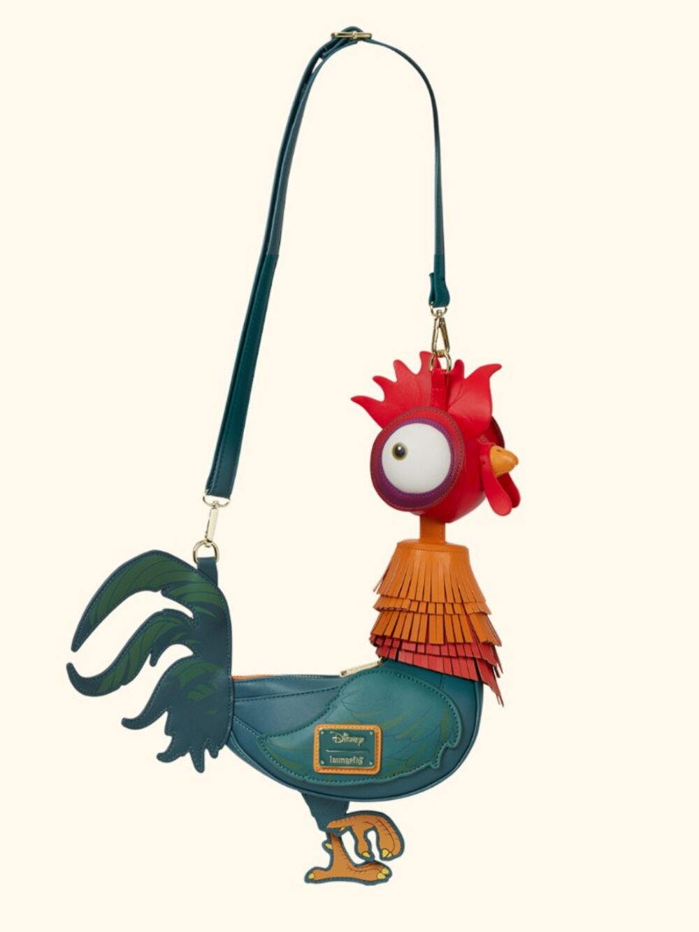 Disney Moana Hei Hei the Rooster Crossbody Bag by Loungefly - New with Tag - Picture 11 of 13